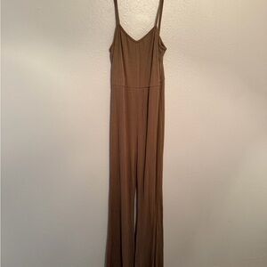 Elegant Tan Jumpsuit